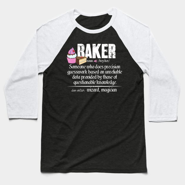 Baker Definition Baseball T-Shirt by captainmood